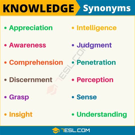 wealth of knowledge synonym|knowledge synonyms words examples.